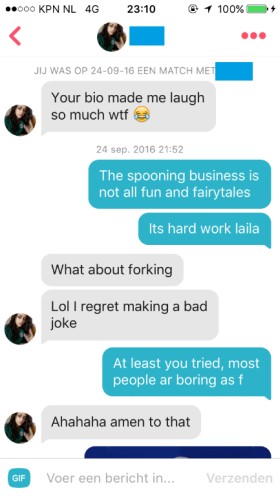 Hoe begin je een gesprek op tinder